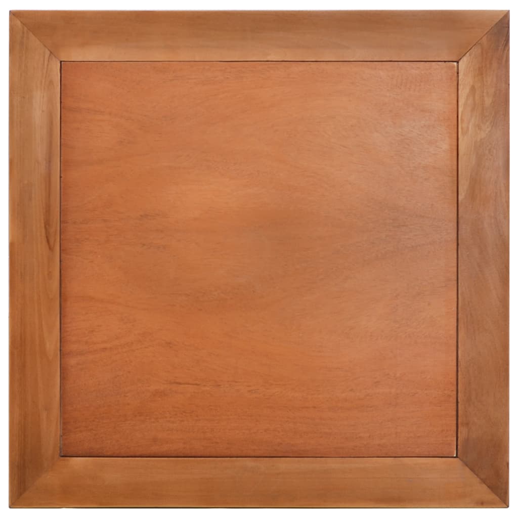 Salontafel 68x68x30 cm massief mahoniehout klassiek bruin