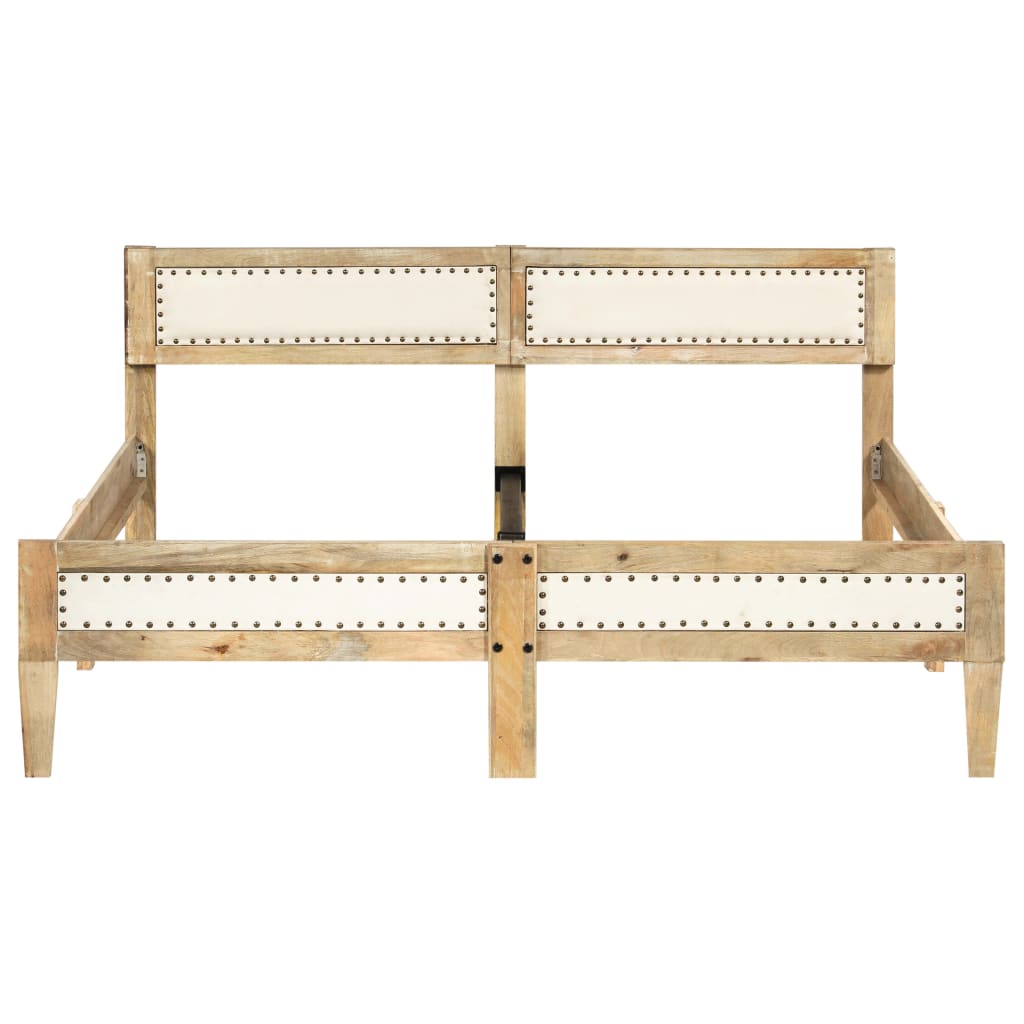 Bedframe massief mangohout 200 cm