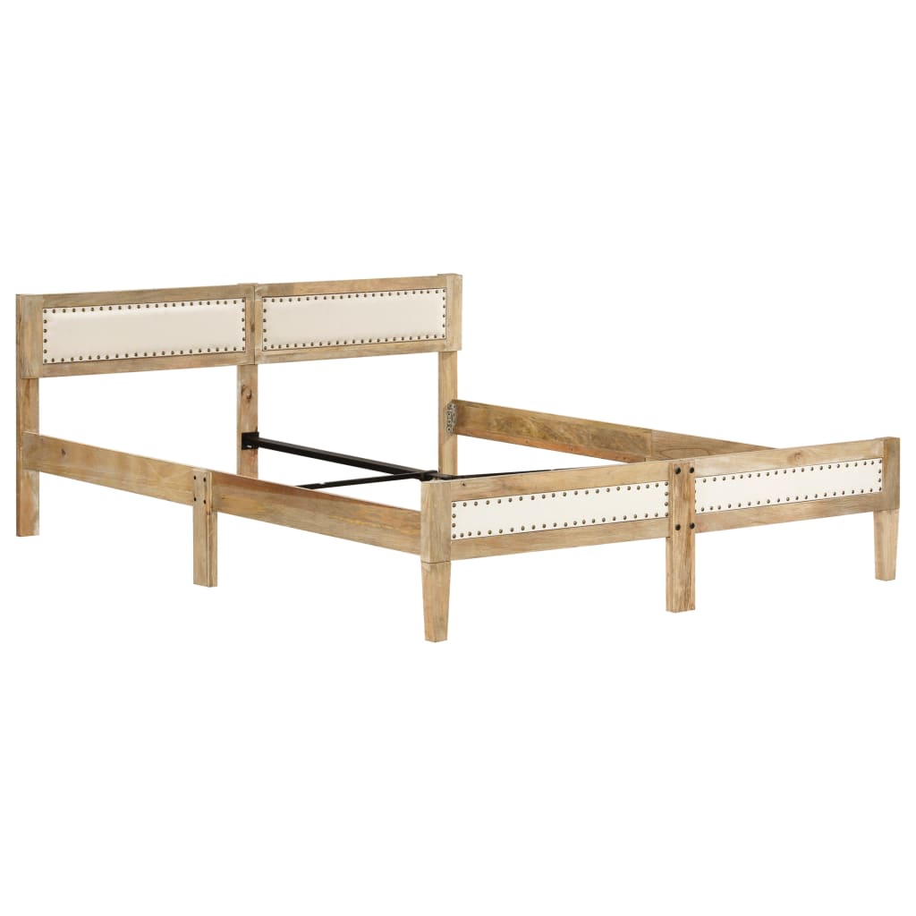 Bedframe massief mangohout 200 cm