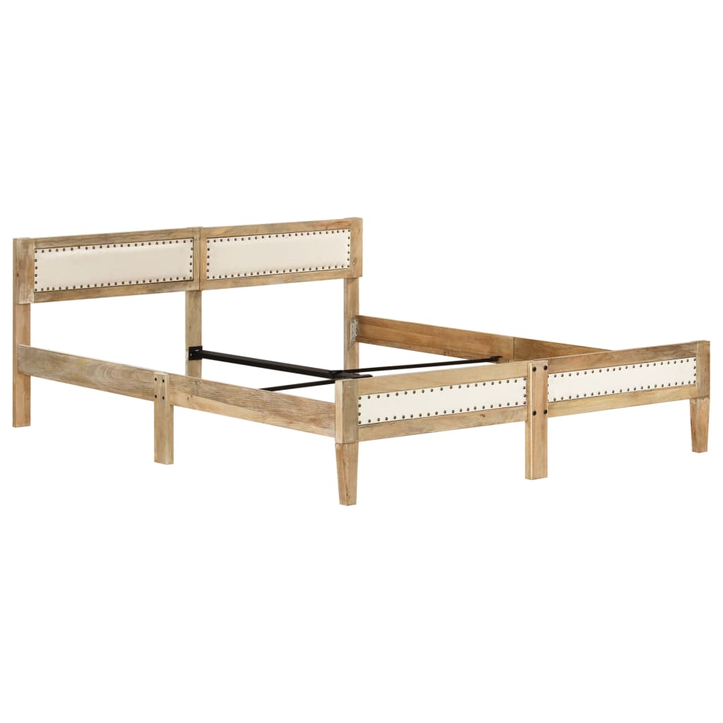 Bedframe massief mangohout 200 cm