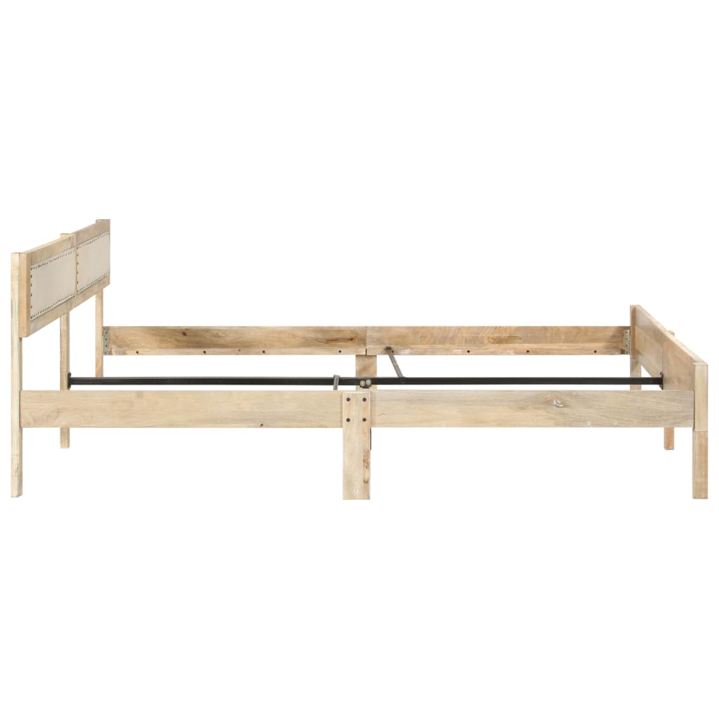 Bedframe massief mangohout 200 cm