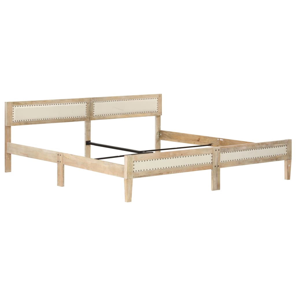 Bedframe massief mangohout 200 cm