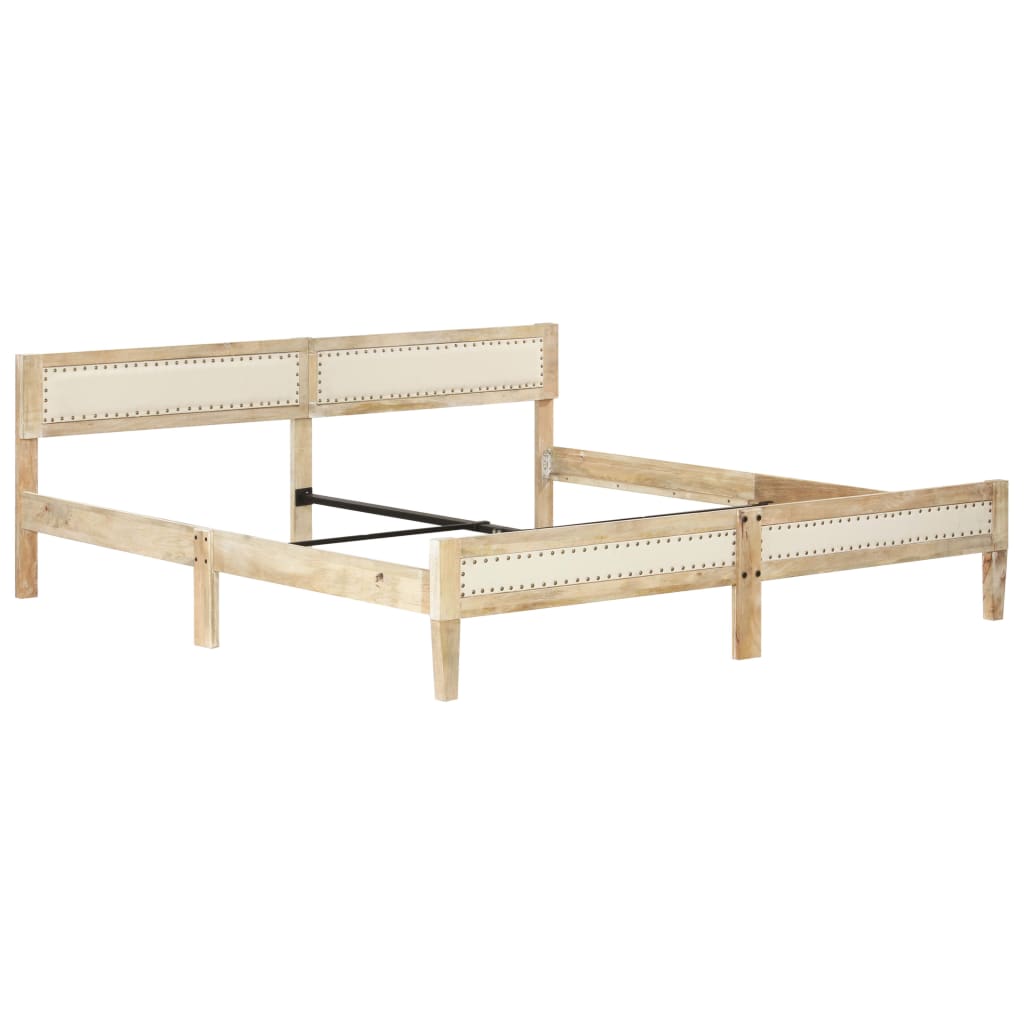 Bedframe massief mangohout 200 cm