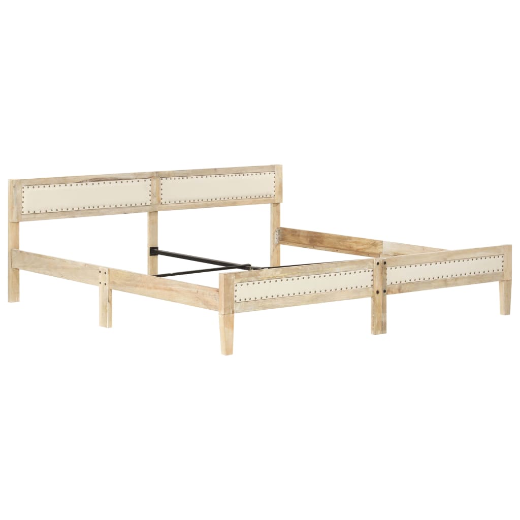 Bedframe massief mangohout 200 cm