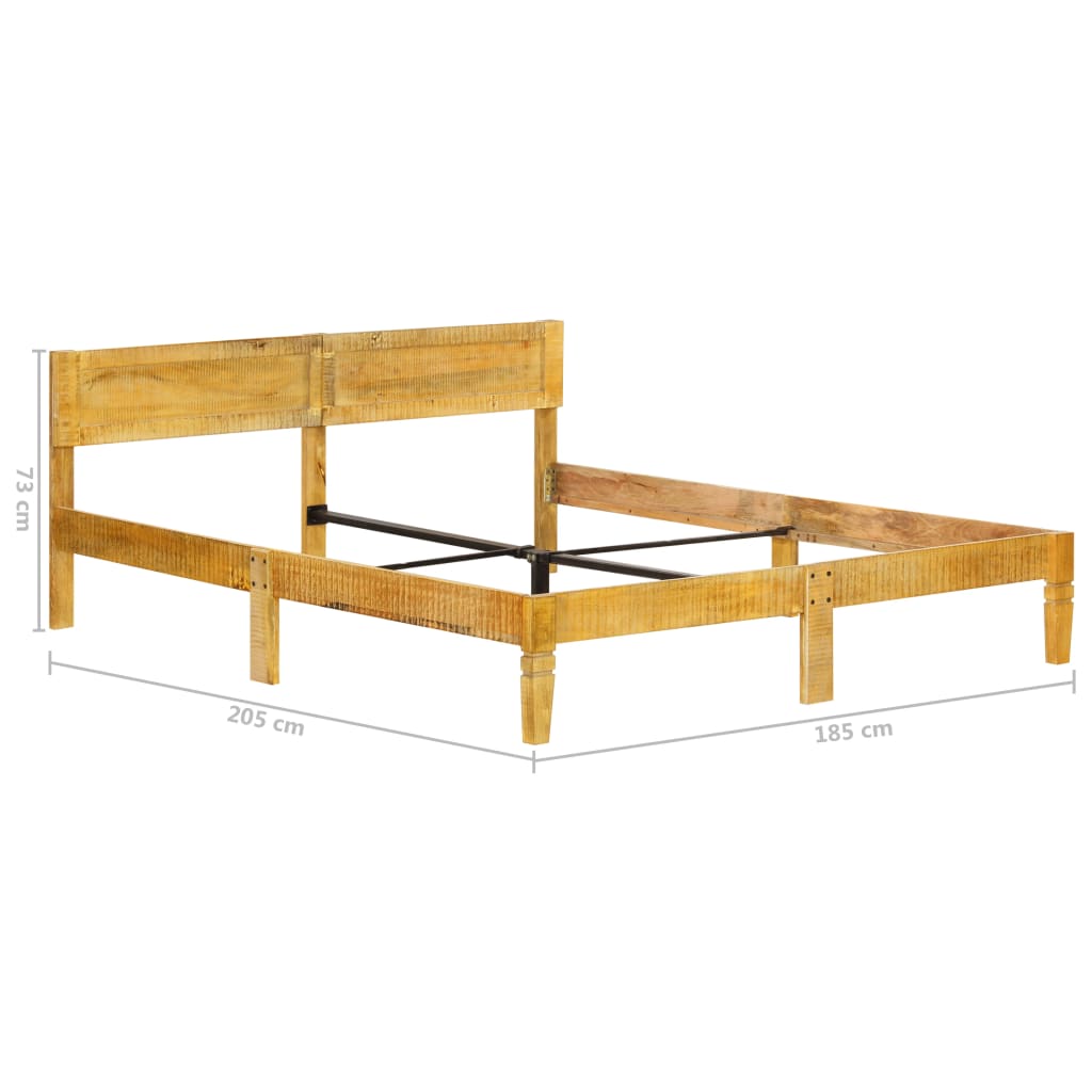 Bedframe massief gerecycled hout 180x200 cm