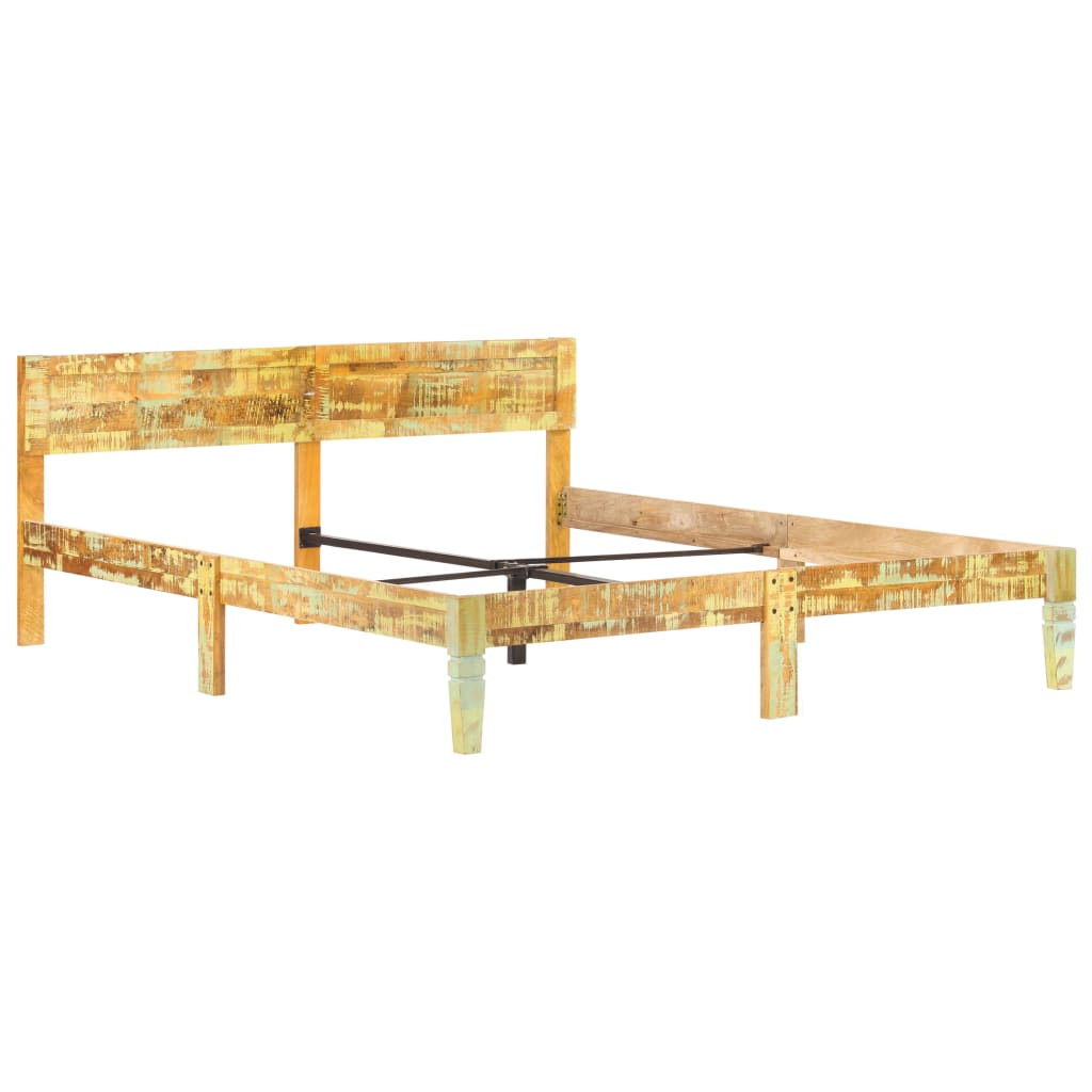 Bedframe massief gerecycled hout 180x200 cm