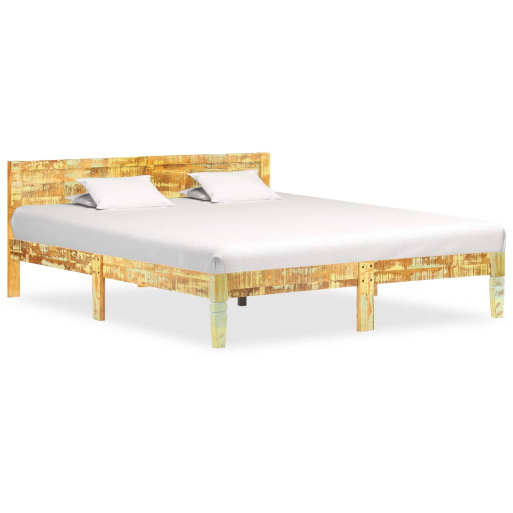 Bedframe massief mangohout 160 cm