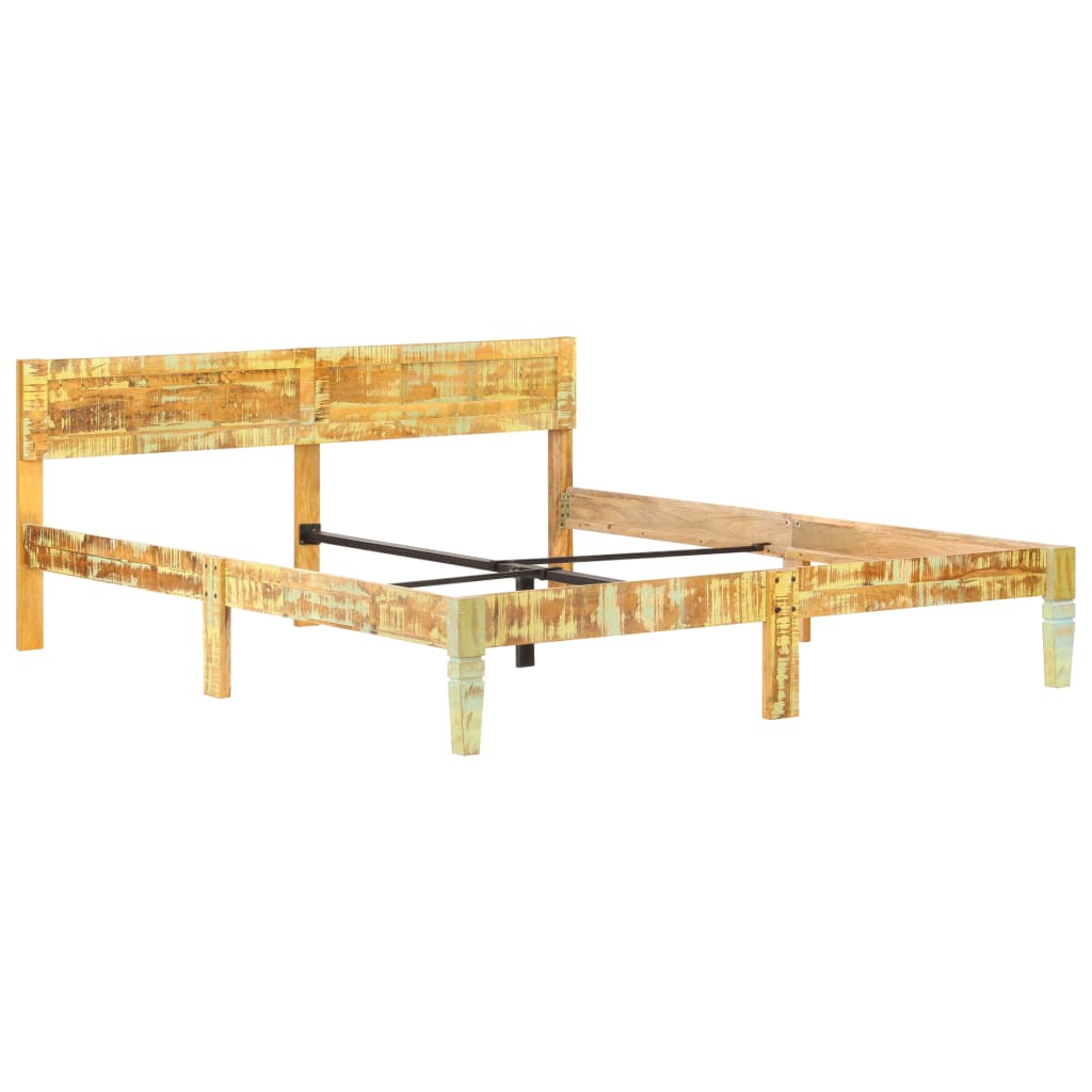 Bedframe massief gerecycled hout 180x200 cm