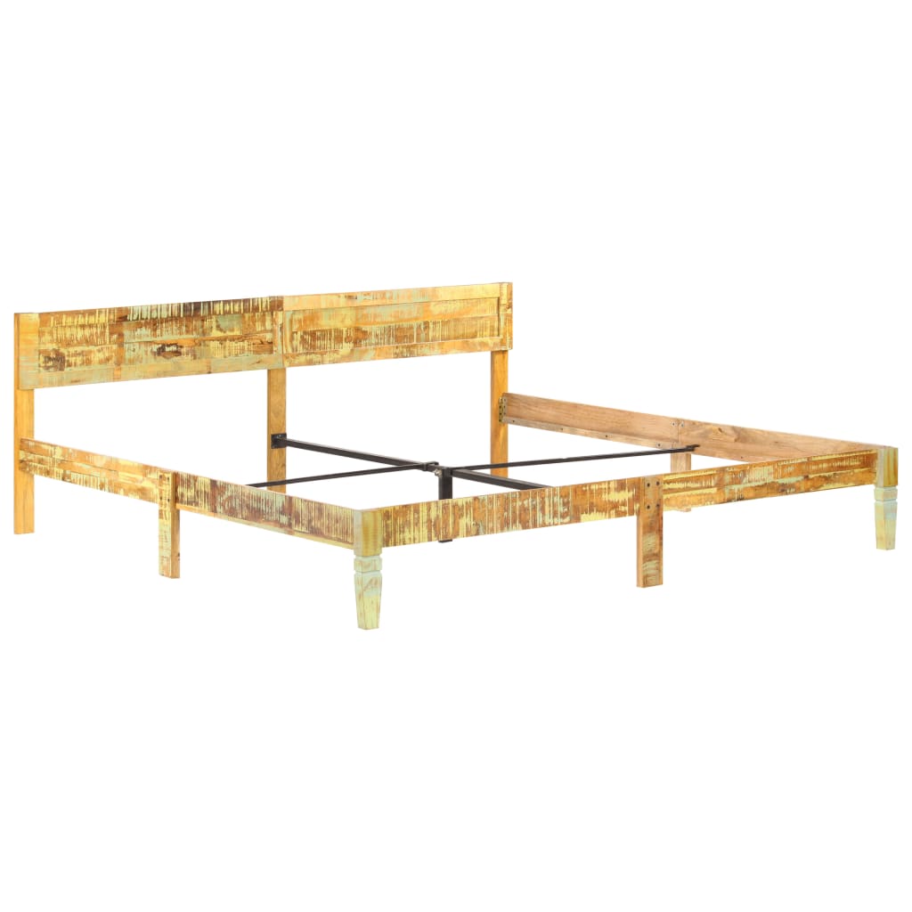 Bedframe massief gerecycled hout 180x200 cm