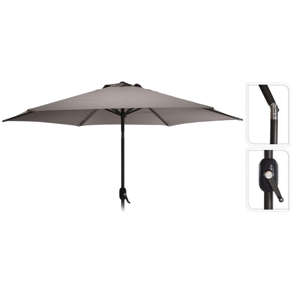 ProGarden Parasol Monica 270 cm taupe