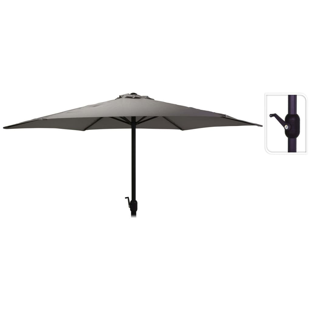 ProGarden Parasol Monica 270 cm lichtgrijs