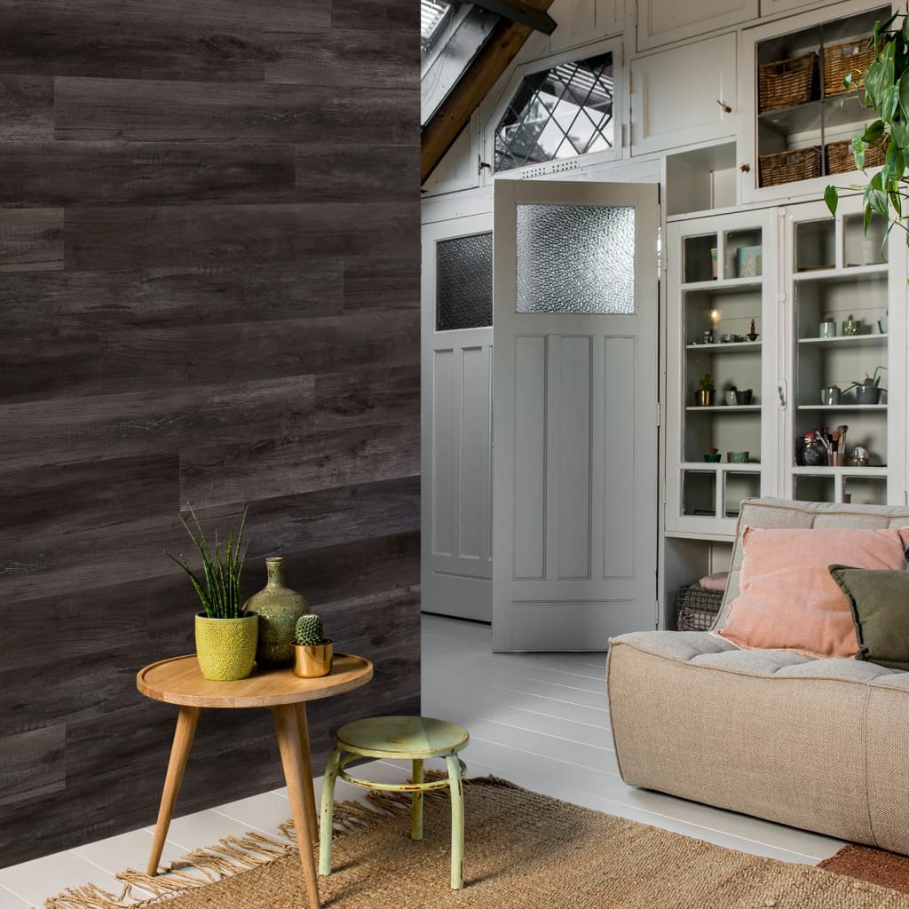 WallArt Planken hout-look schuurhout eiken