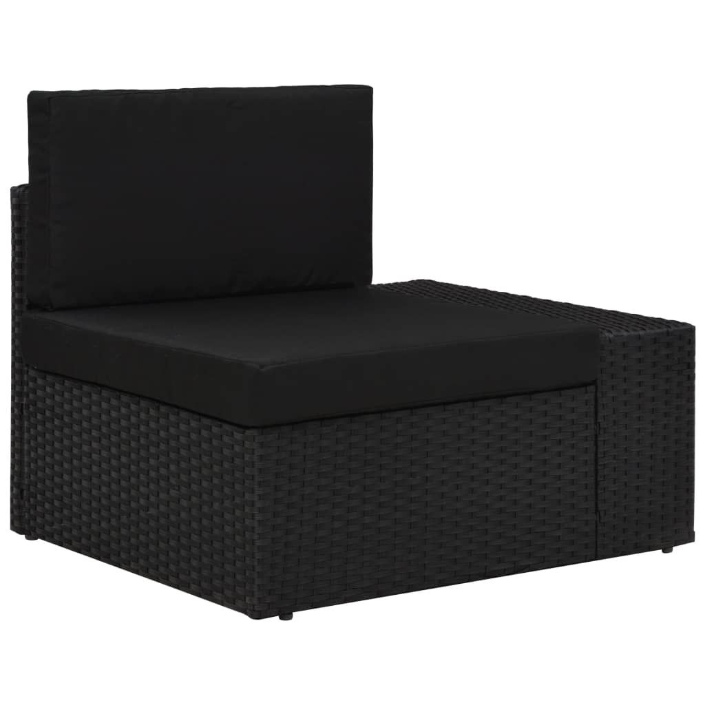 5-delige Loungeset poly rattan