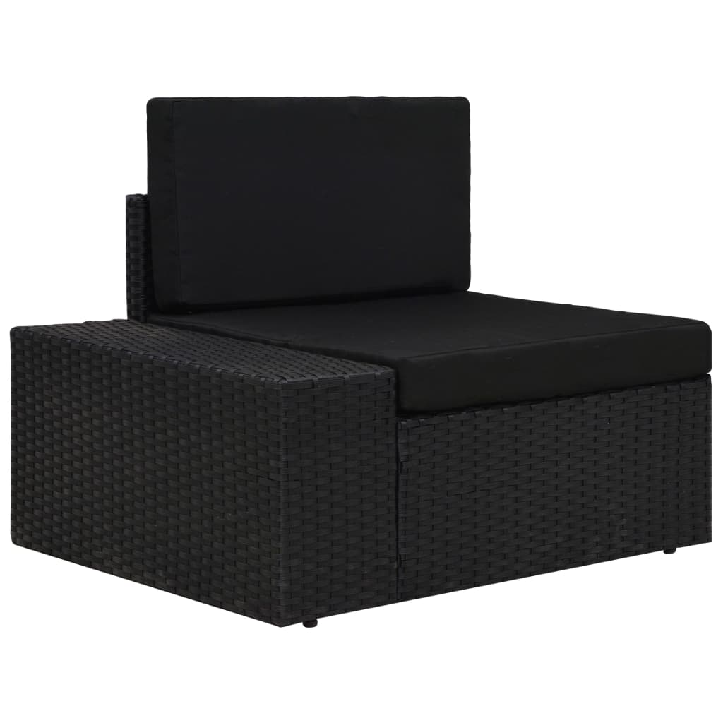 5-delige Loungeset poly rattan