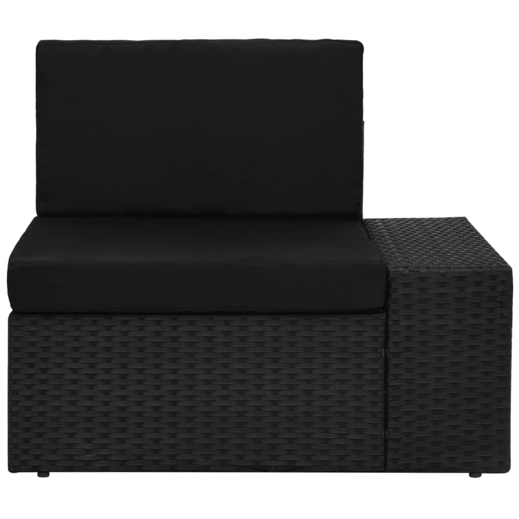 4-delige Loungeset poly rattan