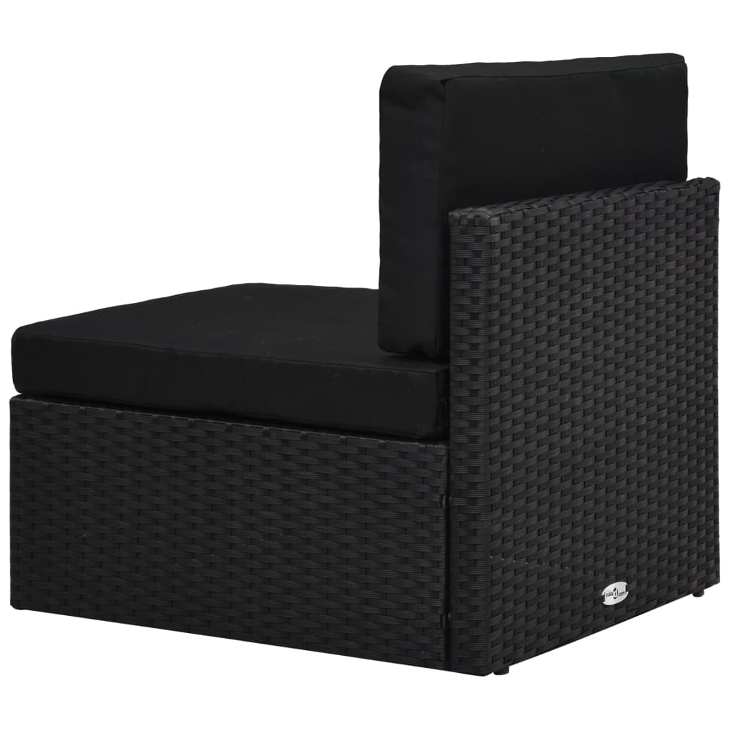 7-delige Loungeset poly rattan