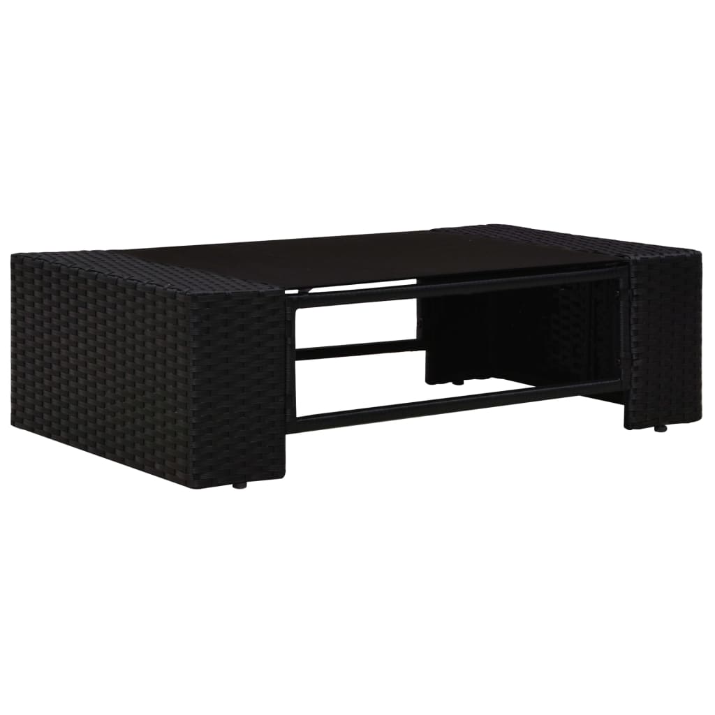 8-delige Loungeset poly rattan