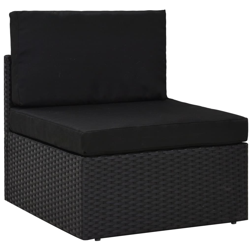 8-delige Loungeset poly rattan