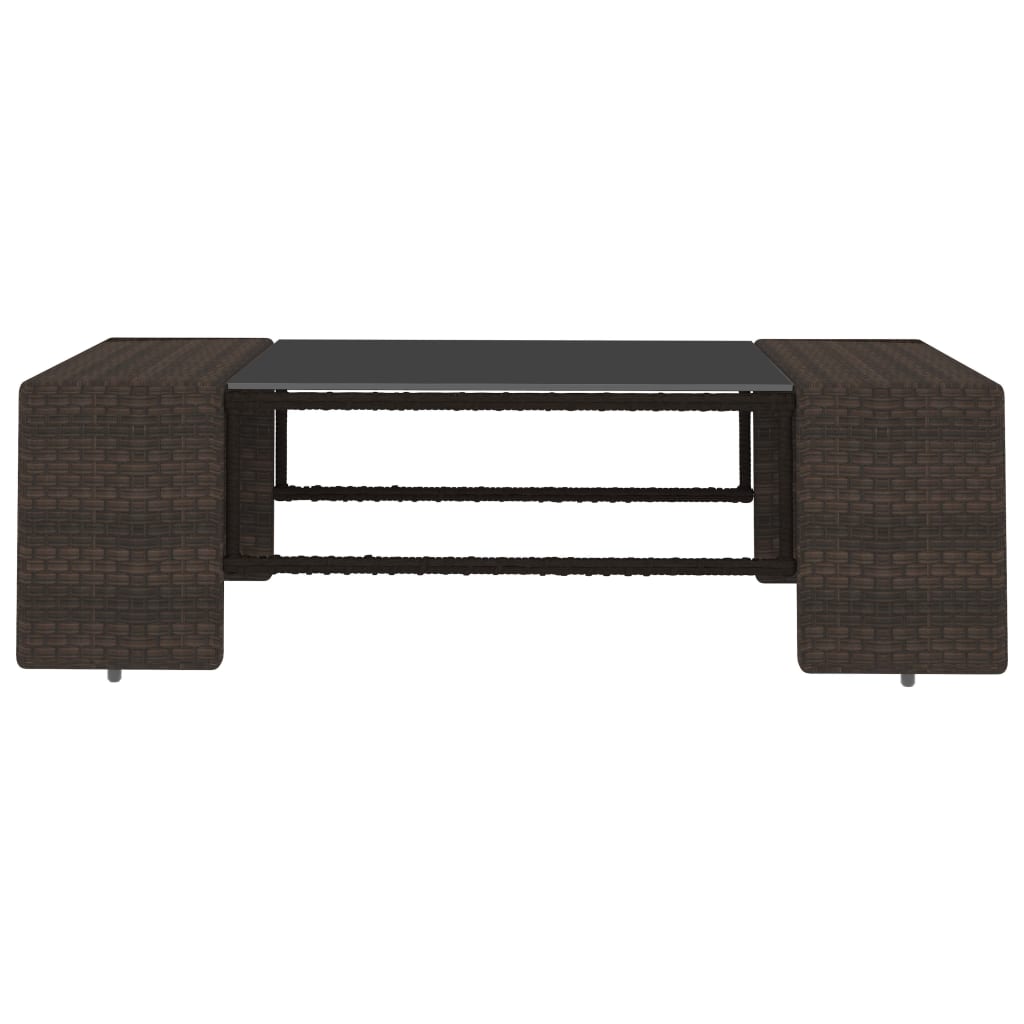 6-delige Loungeset poly rattan