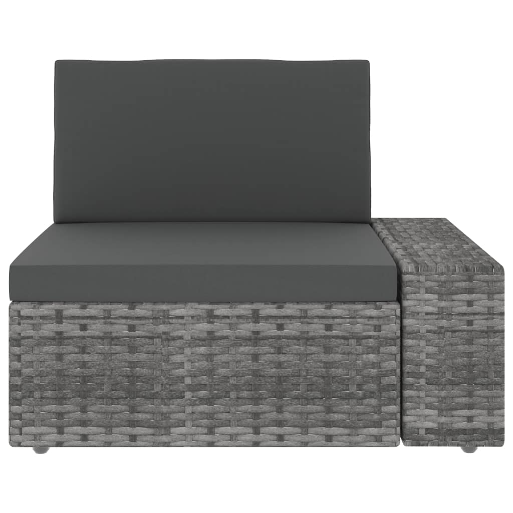 7-delige Loungeset poly rattan