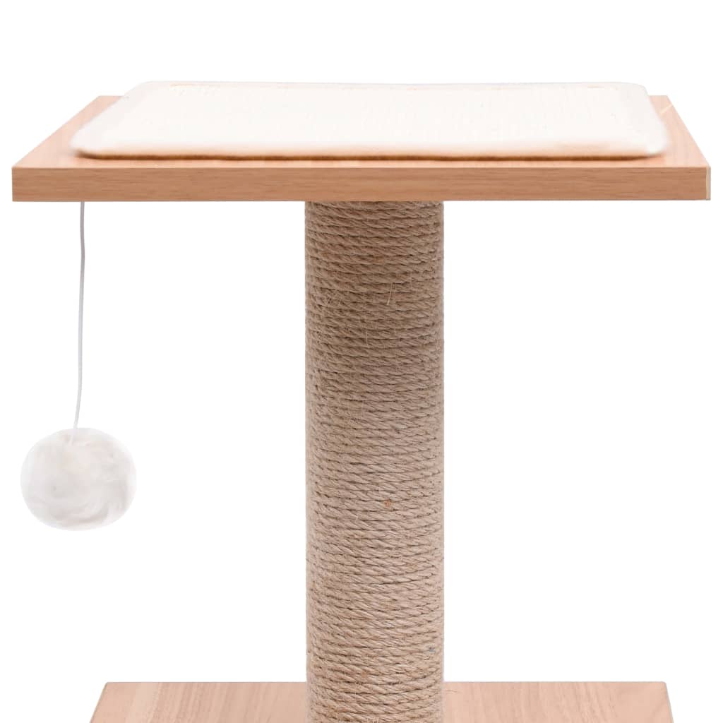 Kattenkrabpaal met sisal krabmat 62 cm