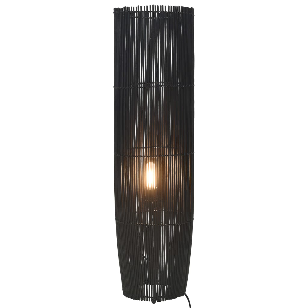 Vloerlamp E27 52 cm wilgen zwart