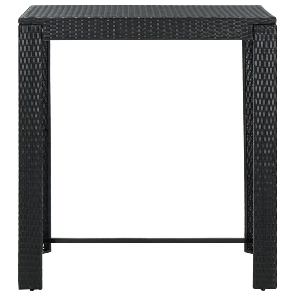 Tuinbartafel 60,5x60,5x110,5 cm poly rattan