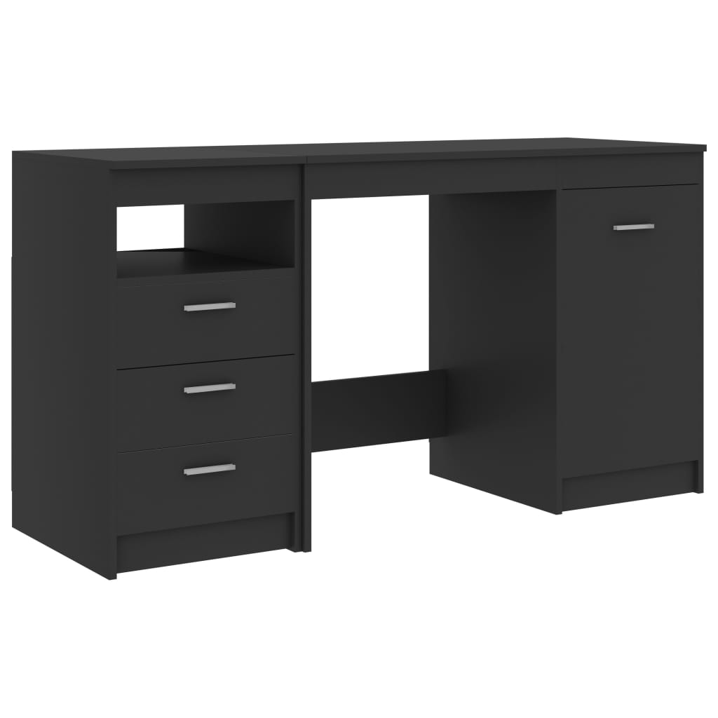 Bureau 140x50x76 cm bewerkt hout