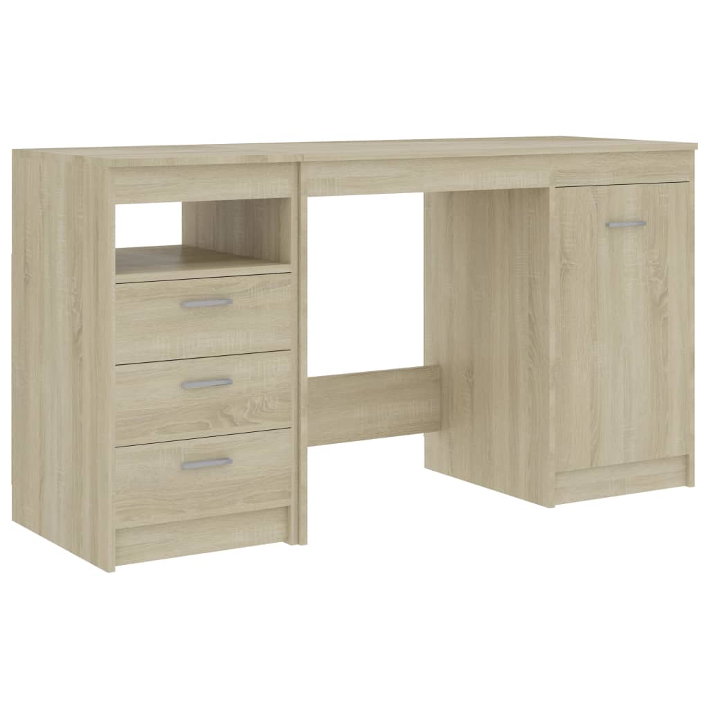 Bureau 140x50x76 cm bewerkt hout