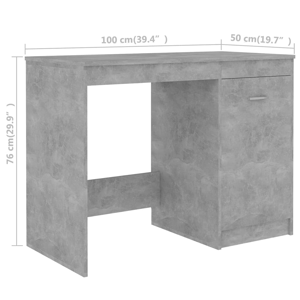 Bureau 140x50x76 cm bewerkt hout