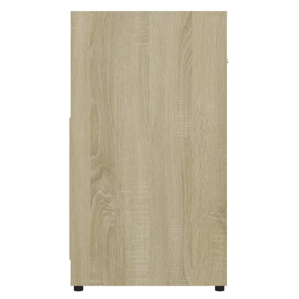 Badkamerkast 60x33x61 cm bewerkt hout