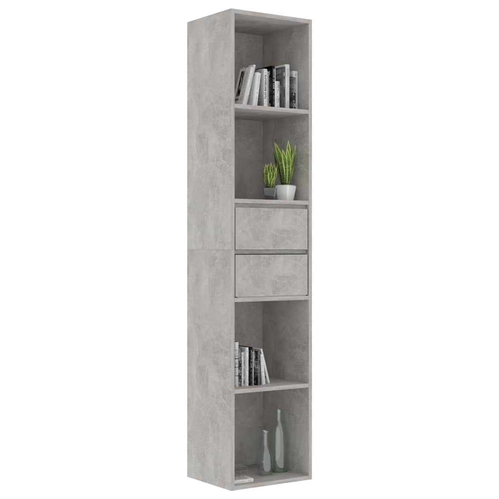 Boekenkast 36x30x171 cm bewerkt hout eikenkleurig