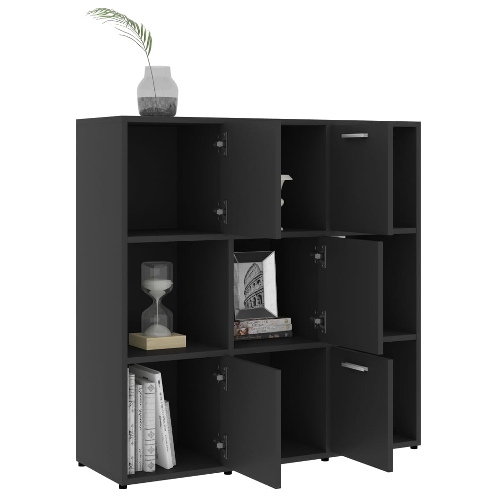 Boekenkast 90x30x90 cm bewerkt hout