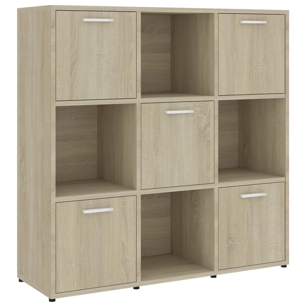 Boekenkast 90x30x90 cm bewerkt hout