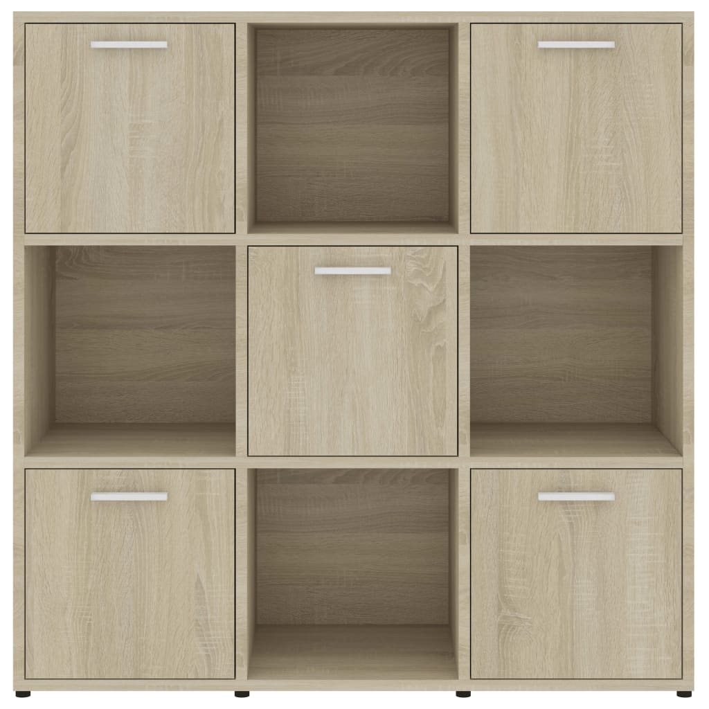 Boekenkast 90x30x90 cm bewerkt hout