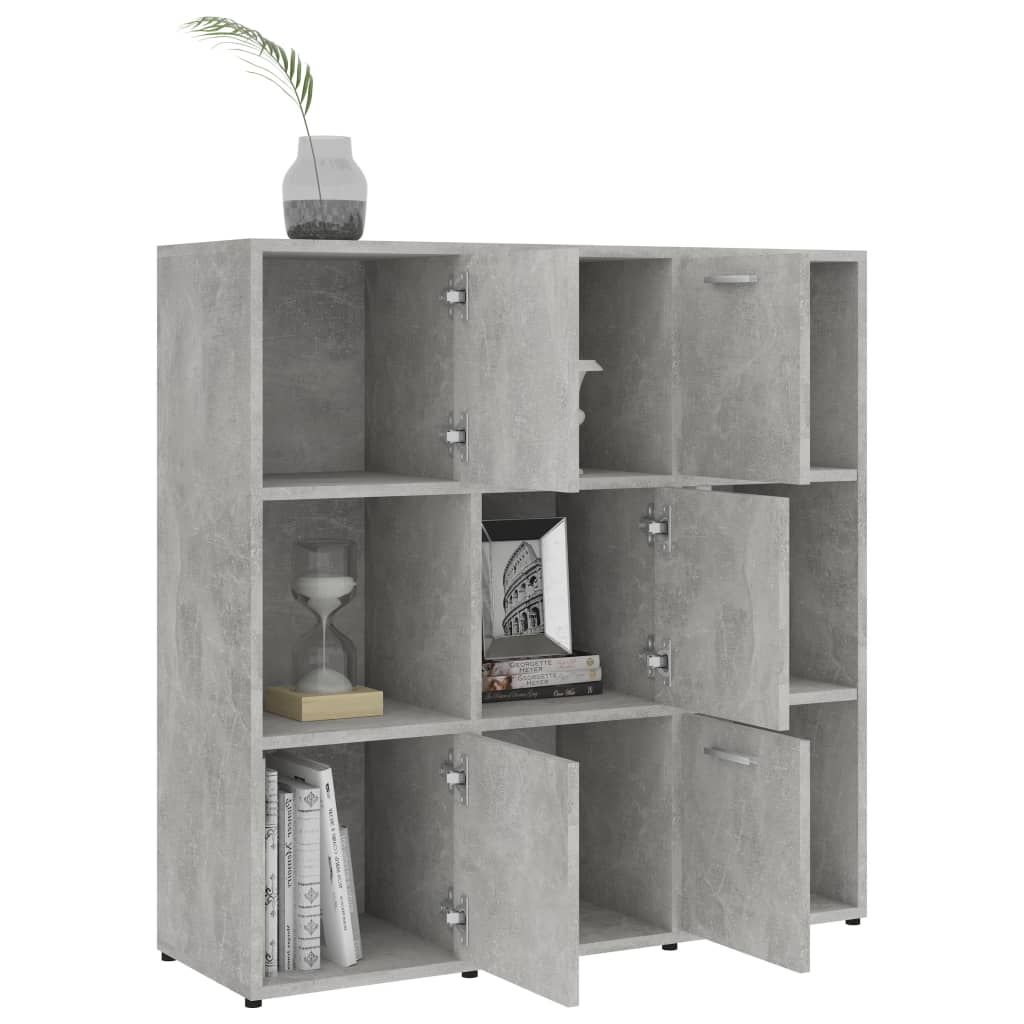 Boekenkast 90x30x90 cm bewerkt hout