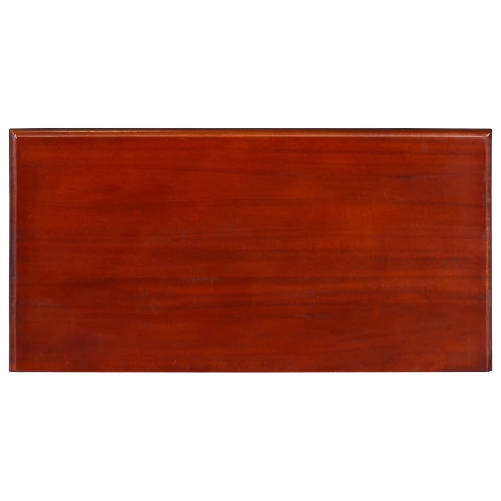 Wandtafel 60x30x75 cm massief mahoniehout klassiek bruin