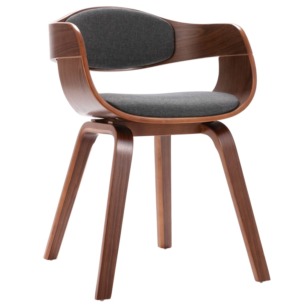 Eetkamerstoelen 6 st gebogen hout kunstleer