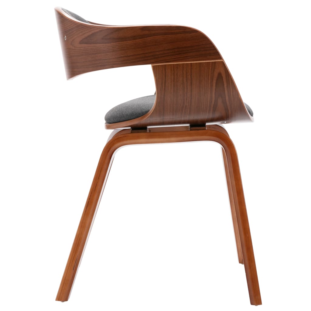 Eetkamerstoelen 2 st gebogen hout kunstleer