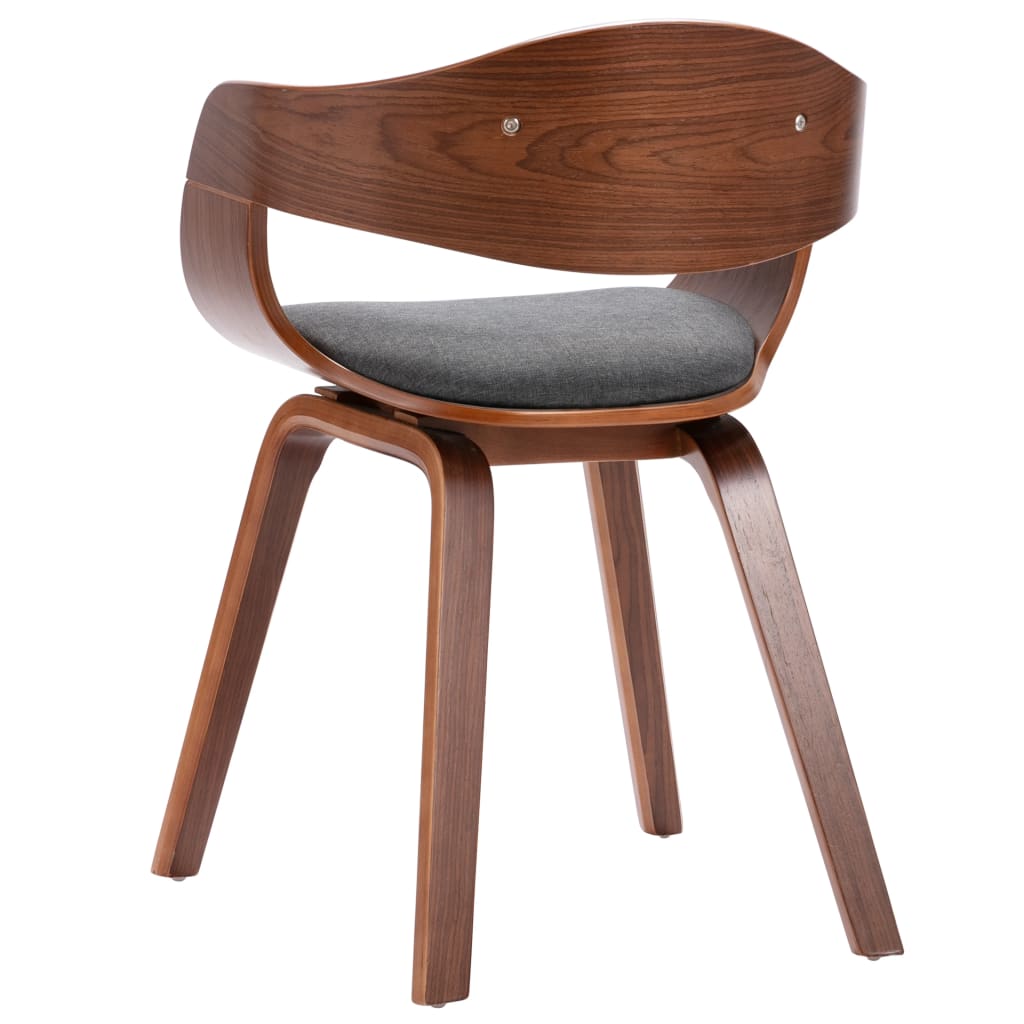 Eetkamerstoelen 6 st gebogen hout kunstleer