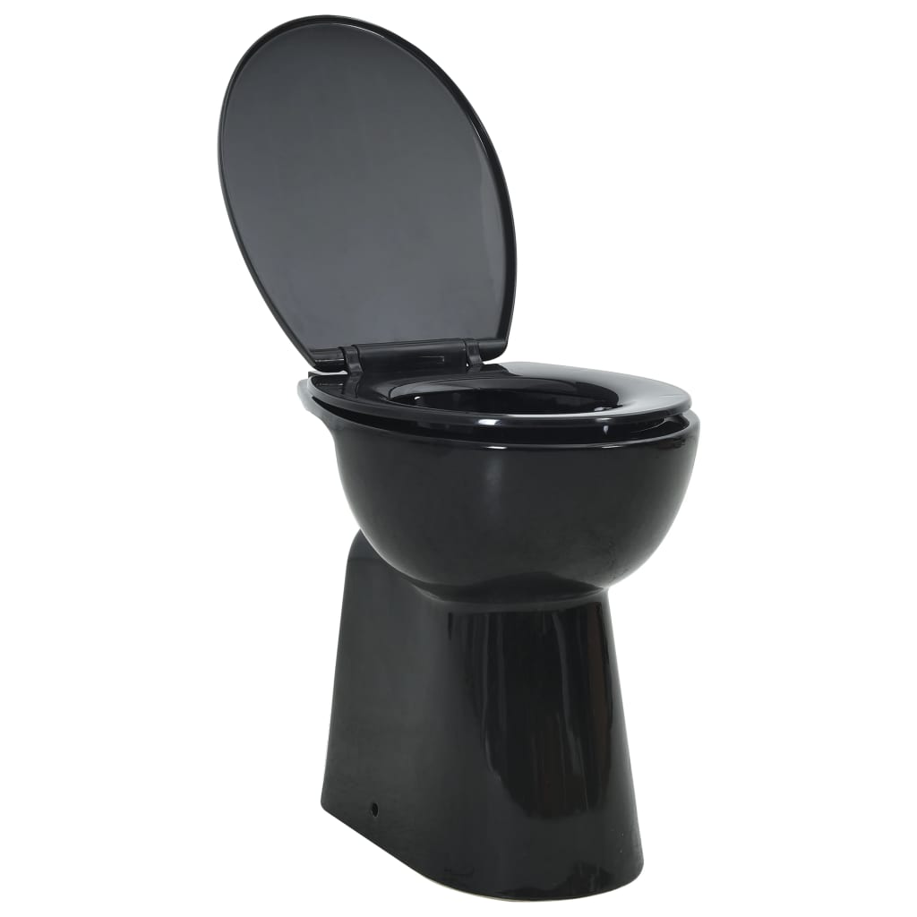 Toilet verhoogd 7 cm soft-close randloos keramiek