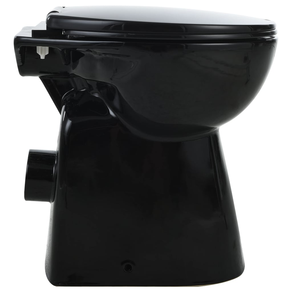 Toilet verhoogd 7 cm soft-close randloos keramiek