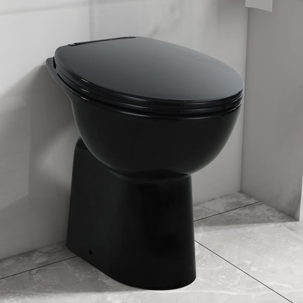 Toilet verhoogd 7 cm soft-close randloos keramiek