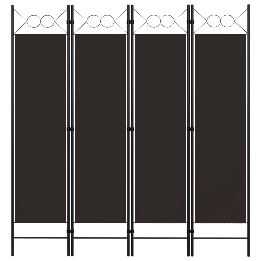 Kamerscherm met 4 panelen 160x180 cm