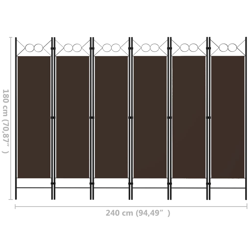 Kamerscherm met 4 panelen 160x180 cm