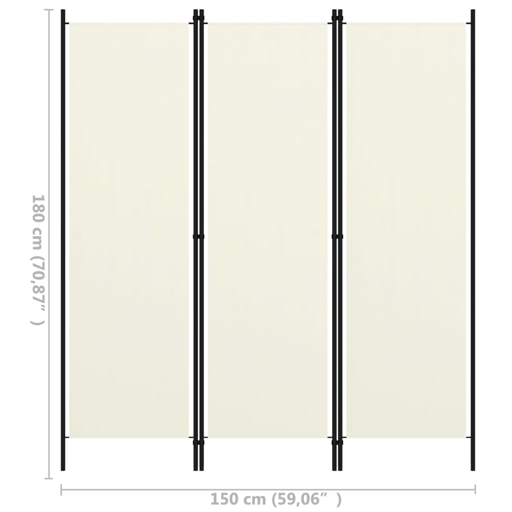 Kamerscherm met 5 panelen 250x180 cm