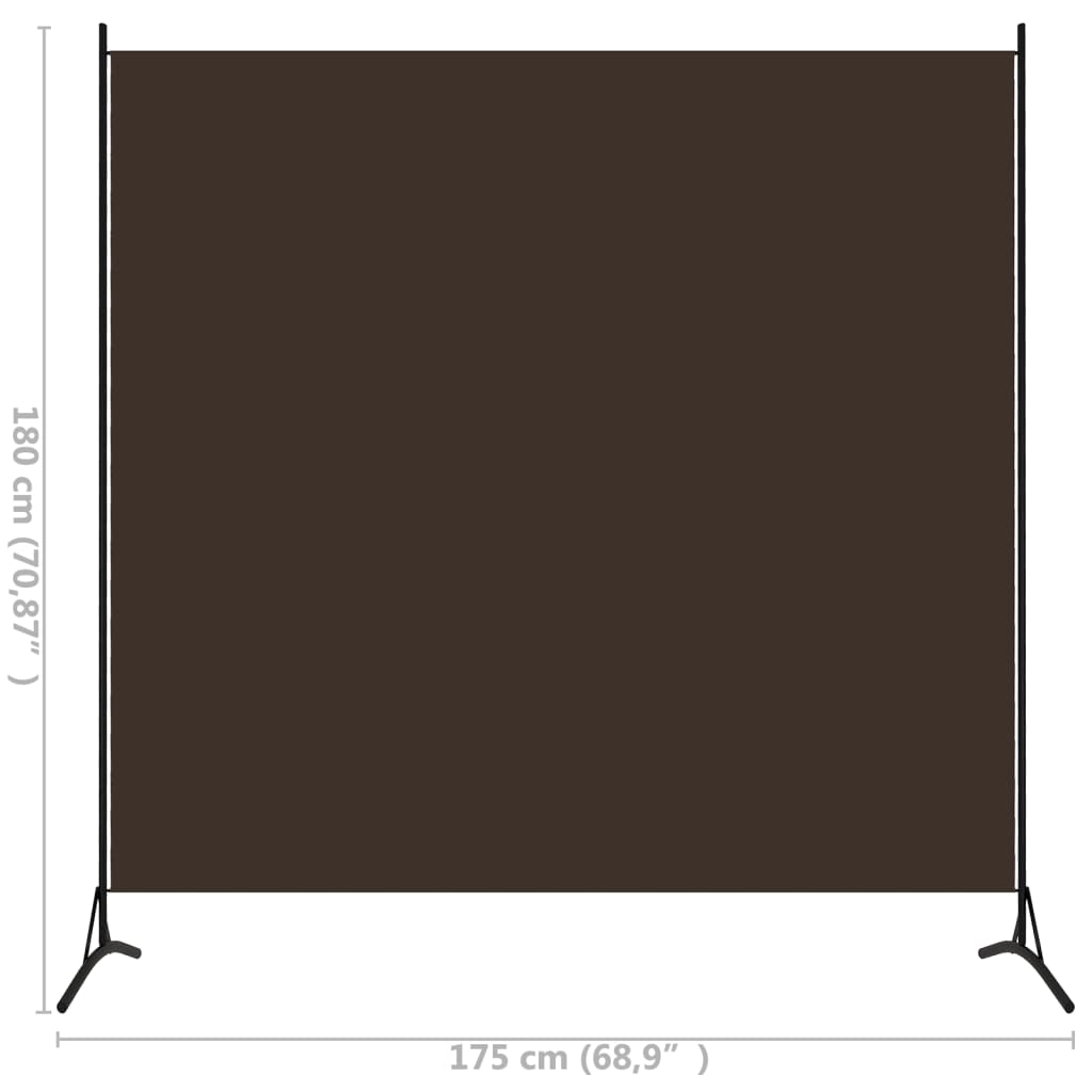 Kamerscherm met 4 panelen 698x180 cm stof