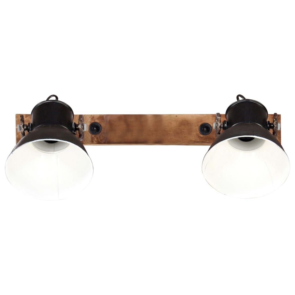 Wandlamp industrieel E27 45x25 cm messingkleurig