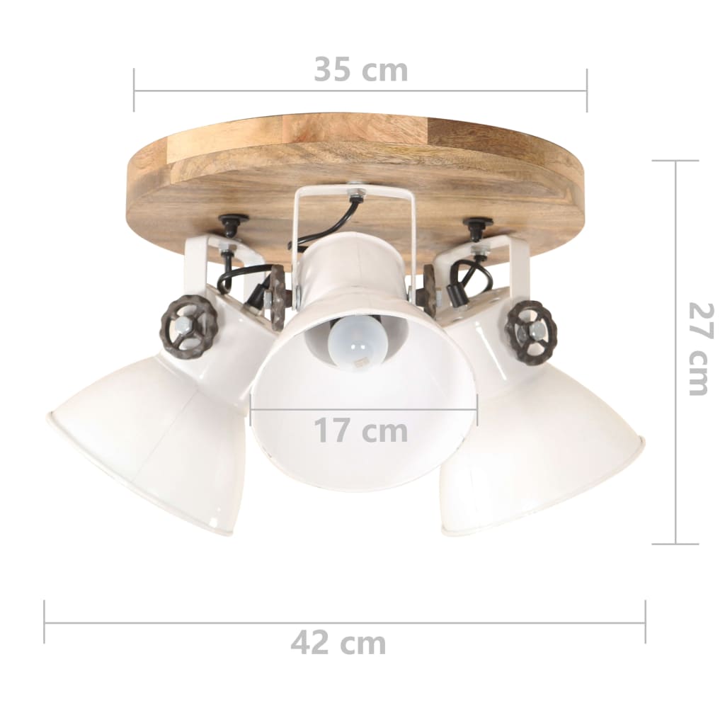 Wandlamp industrieel E27 65x25 cm messingkleurig