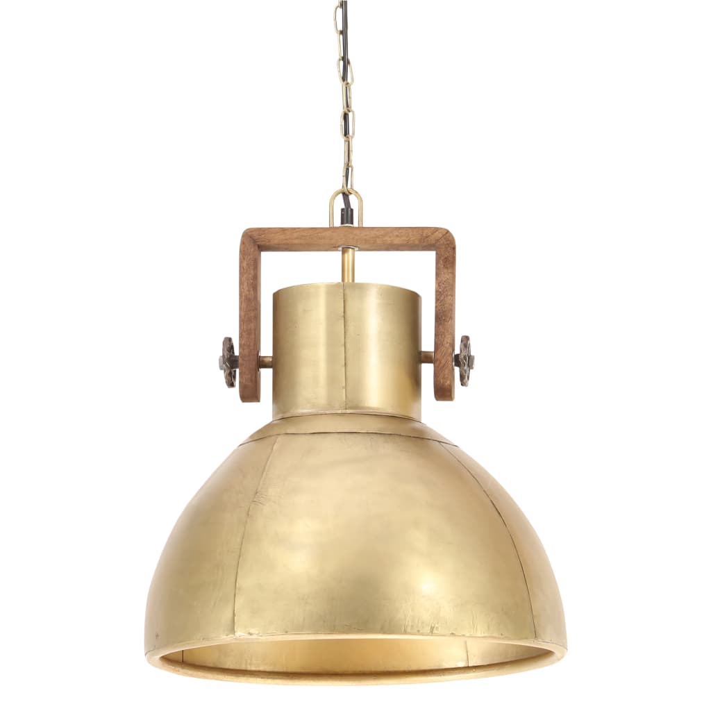 Hanglamp industrieel rond 25 W E27 40 cm wit